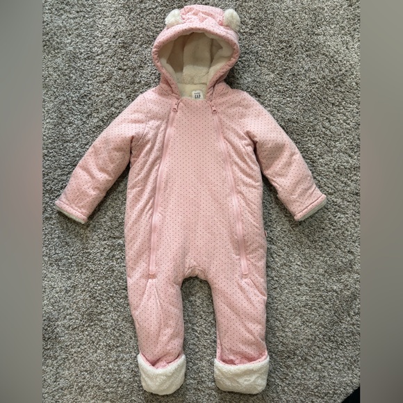 Other - Baby Gap Fuzzy Snowsuit